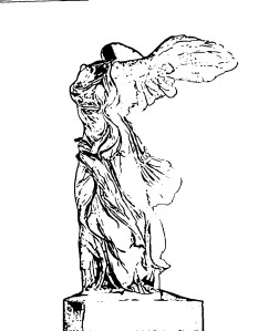 Nike-Victory_of_Samothracekopie-lijnen